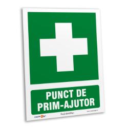 indicator punct de prim ajutor <span class=